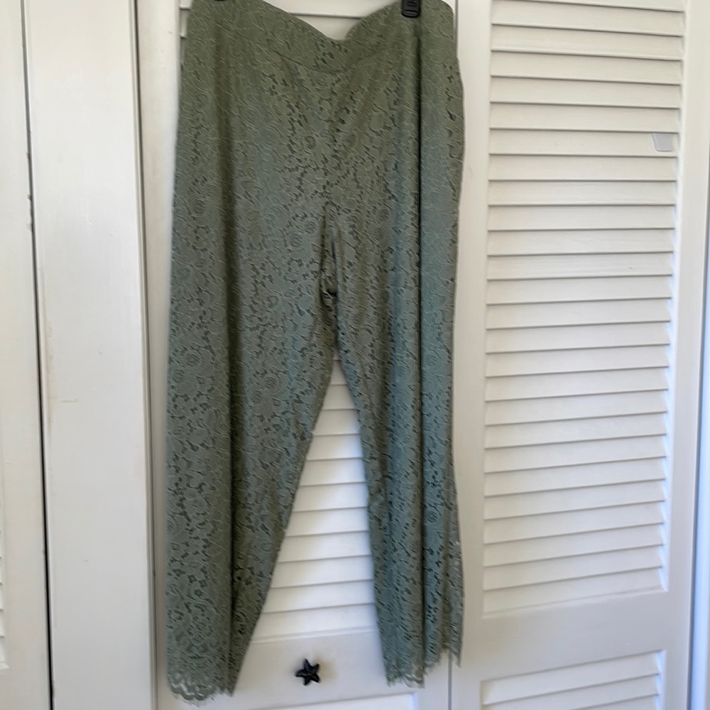 Isaac MIZRAHI Lace Pants,1X